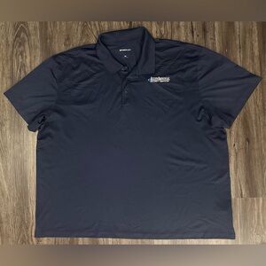 Men’s Allied Universal Security Services Blue Performance Polo Shirt- Size 5XL